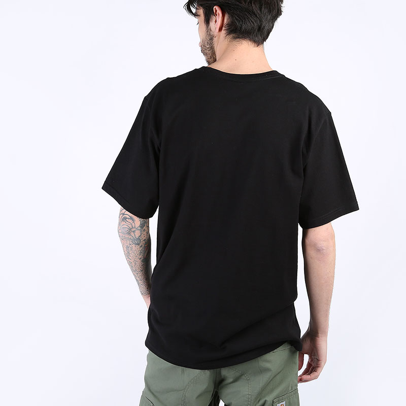 мужская черная футболка Stussy MCMLXXX Tee 1904509-black - цена, описание, фото 3